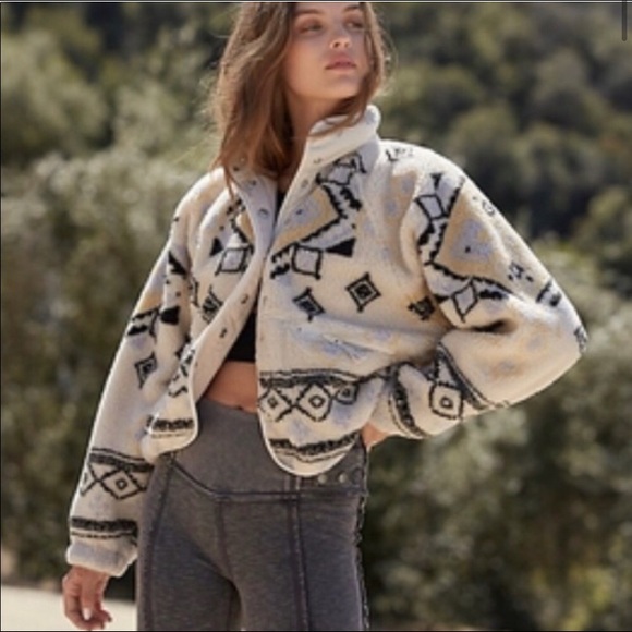 Aztec Fleece Jacket Size Medium | Poshmark